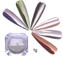 Load image into Gallery viewer, Rose Gold Mirror Nail Glitter Powder