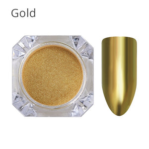 Rose Gold Mirror Nail Glitter Powder