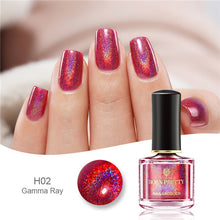 Load image into Gallery viewer, Holographic  Black Red Glitter
