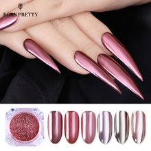 Load image into Gallery viewer, Rose Gold Mirror Nail Glitter Powder
