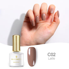 Load image into Gallery viewer, Cafe Series Pink Caramel Coffee Gel Polish