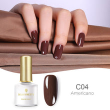 Load image into Gallery viewer, Cafe Series Pink Caramel Coffee Gel Polish