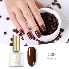 Load image into Gallery viewer, Cafe Series Pink Caramel Coffee Gel Polish